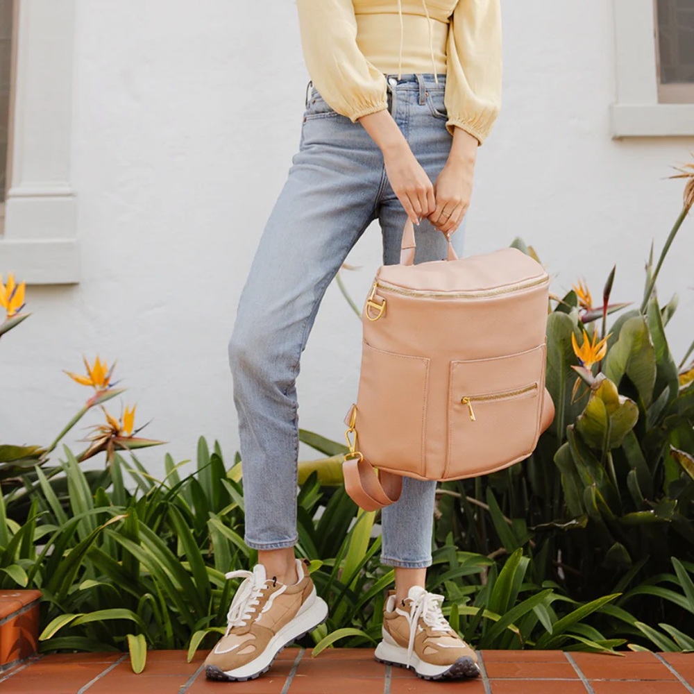 NWT Fawn Design The Original Diaper Bag - Warm Blush